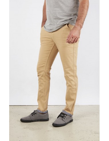 Chino Khaki - Slim Fit Stretch Par le système avancé 