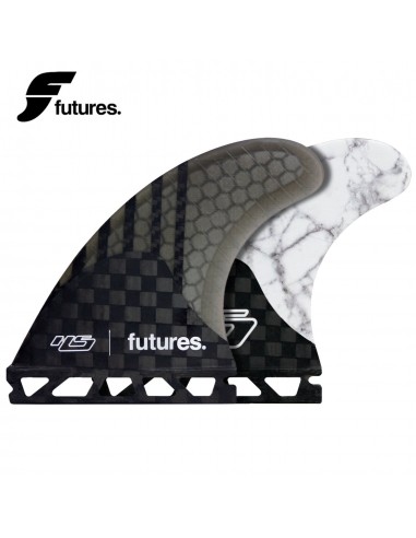 Futures Fins HS2 GENERATION SERIES Medium Surf Fins Hayden - White Marble de pas cher