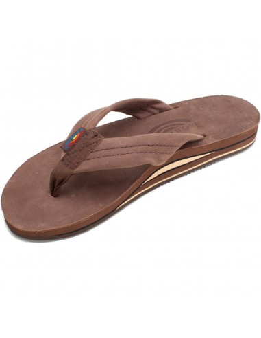 Rainbow Sandals Men's Double Layer Expresso Premier Leather with Arch Support  302ALTS0EXPRM basket pas cher