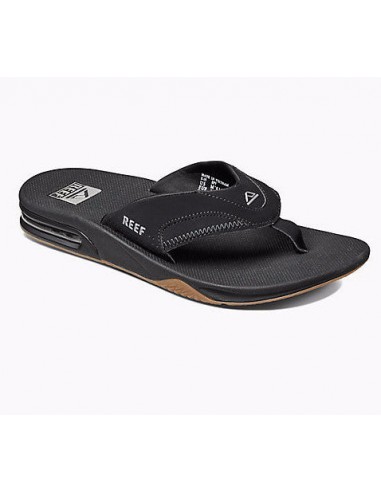 Reef Fanning Black Silver BLS Mens Sandals 2026-BLS Bottle Opener Flip Flops paiement sécurisé