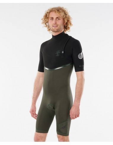 Rip Curl E Bomb Zip Free SS Spring Suit - Black Olive suggérées chez