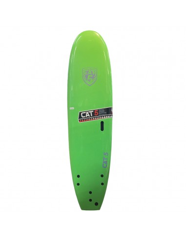 Cat 5 Soft Surfboard 7'6" 22 5/8 with Blue Marble Bottom 78 Liters Véritable concentré