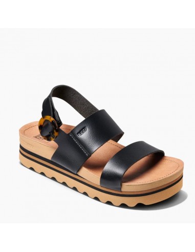 Reef Vista Hi Buckle Sandals - Black Tan Par le système avancé 