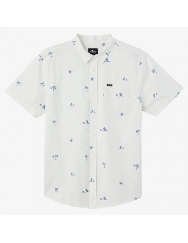 Oneill Quiver Stretch Button Down Shirt - White Natural du meilleur 