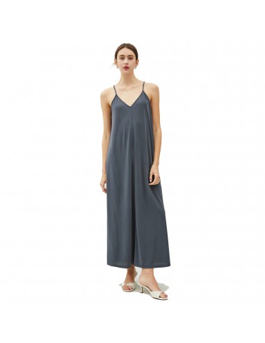 SURFWORLD -  MODAL V-NECK ADJUSTABLE STRAP MAXI DRESS - Charcoal de votre