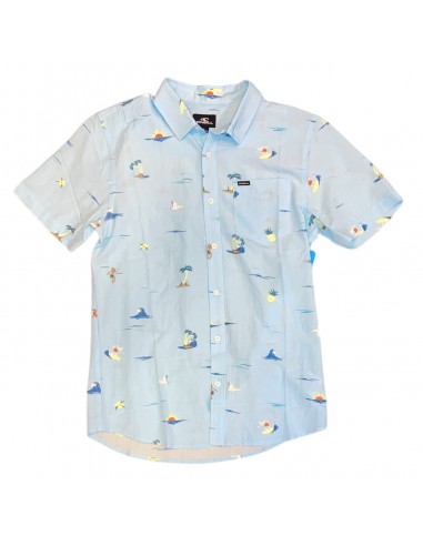 Oneill  Oasis Eco Modern Button Down Shirt - Sky Blue d'Europe débarque